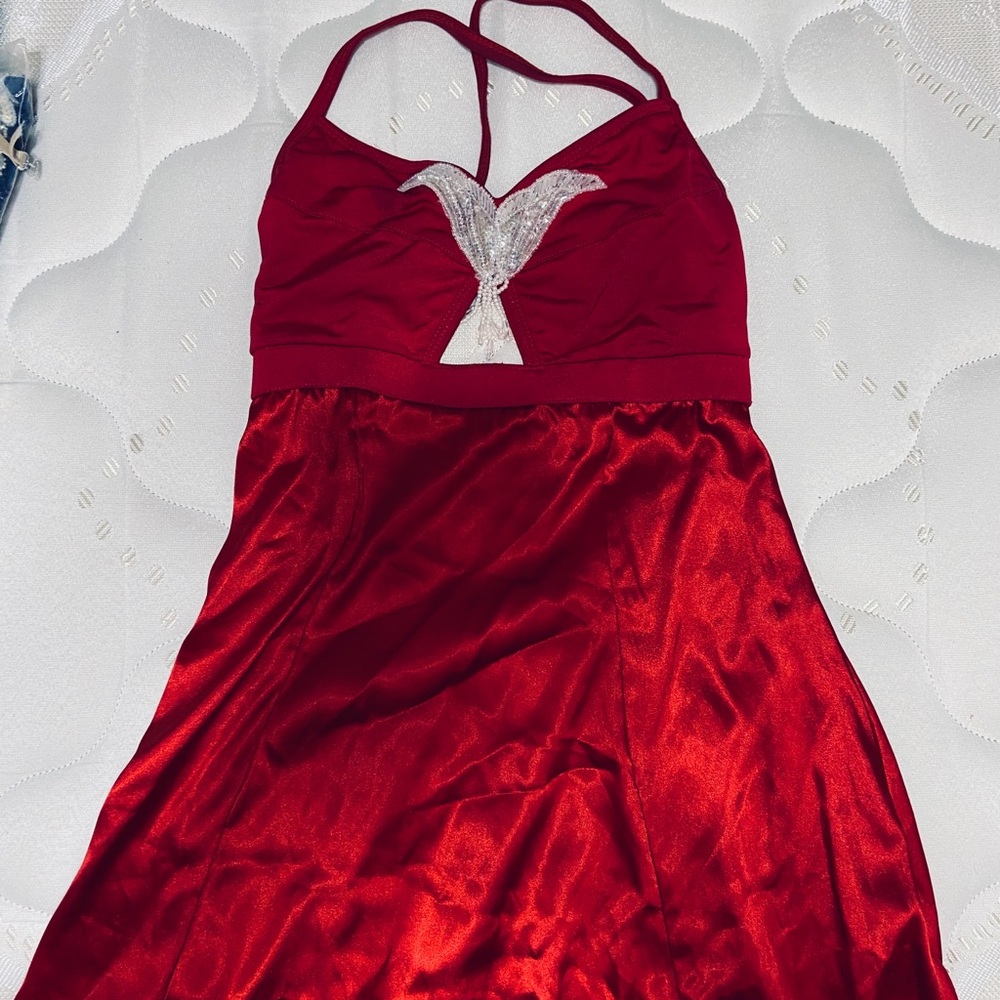 Satin night gown